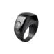 iQibla J01T Zikr Ring Jood Lite Smart Ring OLED Display Tasbeeh Counter Bluetooth App Sync 18/20/22mm without Charging Case | Black