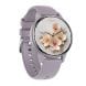 XCell Selen 2 Smartwatch – IP67 Water Resistant, Bluetooth 5.1, Purple Case, Purple Silicone Strap | XL-WCH-SELEN2-PURF-PURSS
