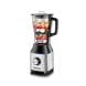 Black+Decker 700W High-Speed Premium Blender With Glass Jar, Cord Storage, 1.75L Capacity, 3 Speed Settings - Black/Silver - BX650G-B5