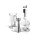 Black+Decker 400W 4 In 1 Stainless Steel Stem Hand Blender With Chopper Bowl And Whisk, 1.5L Capacity - White - SB4000-B5