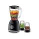 Black+Decker 400W Blender With 2 Grinder Mills, 1.5L Capacity, 2 Speed Control, Twist-to-Lock System - Black - BX365-B5