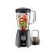 Black+Decker 400W Blender With 1 Grinder Mill And Extra Blender Jar, Smooth Blending, Pulse Function - Black - BX430J-B5
