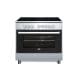 ALM Vitro Ceramic Electric Cooker 90x60cm, Sleek Design, Durable Construction, Top And Bottom Heating Elements - Silver - ALM-9060CSV