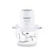 Sharp Chopper 350W 1.2L, Two-Speed Control, Four Stainless Steel Blades, Dishwasher-Safe Parts - White - EM-CP31-W3