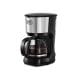 Black+Decker 750W Coffee Maker With Glass Carafe, 1.25L Capacity, Easy-Grip Handle, Non-Stick Warming Plate, Boil Dry Protection - Black/Silver - DCM750S-B5