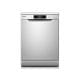 Sharp Free-Standing Dishwasher, 8 Programs, 14 Place Settings, 3-Layer Stainless Steel Tub - Silver - QW-MA814-SS3