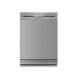 Sharp Free-Standing Dishwasher, 6 Programs, 12 Place Settings, Stainless Steel - Stainless Silver - QW-MB612-SS3