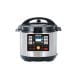 ALM 10-In-1 Digital Electric Pressure Cooker 12L, Non-Stick Double-Sided Coating, Digital Display, Time Control - Silver/Black - ALM-C-12L