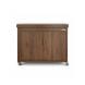 ALM 4-Plates Food Warmer And Hostess Trolley, 2 Shelves, Removable Power Cable, Elegant And Modern Design - Brown - ALM-HT402WD