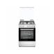 Sharp Stainless Steel Gas Cooker 4 Burners 60x60cm, Double Glass Oven Door, Auto Ignition, Scratch-Resistant Finish - Silver - GN-SS6060H-SS3