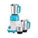 Black+Decker 3-in-1 Mixer Grinder 550W, 1.5L Capacity, Reliable Everyday Performance, Durable Stainless Steel Blades - White/Blue - MG550-B5