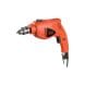 Black+Decker Hammer Drill 500W 10mm, Ultra-Compact And Ergonomic Design, Variable Speed, High-Performance Motor - Orange/Black - HD5010A5-B5