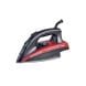Black+Decker Steam Iron 2200W, 220ml Water Tank, Non-Stick Soleplate, Self-Clean Function, Measuring Cup Included - Black/Red - X2200-B5