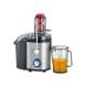Black+Decker Juice Extractor 1.7L, 800W Copper Motor, Extra-Wide Feeding Chute, Large Pulp Container And Juice Jug - Silver - JE800-B5