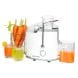 Black+Decker Juice Extractor 1.3L, 400W Motor, Compact And Sturdy Design, Extra-Large Feed Tube - White - JE400-B5