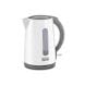 Black+Decker Plastic Electric Kettle 2200W 1.7L, Rapid Boiling, Boil-Dry Protection, Concealed Heating Element - White - JC70-B5