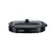Black+Decker Flat Health Grill 1500W, Non-Stick Cooking Surface, Curved Glass Lid, Efficient Fat Draining System - Black - GH1500-B5