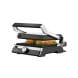 Black+Decker Family Health Grill 2000W, Variable Temperature Control, Removable Drip Tray, Cool-Touch Handle - Black/Silver - CG2000-B5