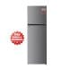 Sharp Top Mount Double Door Refrigerator 330L, No Frost Inverter, Electronic Temperature Control, Tropical Climate Class - Silver - SJ-HM330-HS3