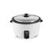Sharp Rice Cooker 1500W, 4.5L Capacity, Non-Stick Inner Pot, Stainless Steel Lid - White - KS-H458S-W3