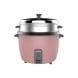 Sharp Rice Cooker 700W, 1.8L Capacity, Food Steamer, Non-Stick Inner Pot, Tempered Glass Lid - Pink - KS-H188G-P3