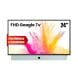 Skyworth Full HD Portable Google Smart TV 24 Inch, Built-In Battery (Up To 3 Hours), Lightweight Design, Smart Connectivity - Blue - 24LP60G-B