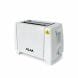 ALM 2-Slice Metal Toaster 650W, Modern Design, Auto Shut-Off Function, Durable Performance - White - ALM-ST6502