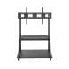 ALM Heavy-Duty TV Stand For 55–100 Inch TVs, VESA Compatible, Supports Up To 150Kg - Black - ALM-TVS55-100LE