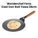 Wonderchef 26 cm Ferro Cast Iron Roti Tawa - Black | 63155028