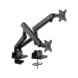 Epic Gamers Stealth Dual Monitor Arm – Monitor Mount with Docking Station | Black – EG-SDMA-B