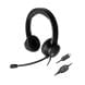 Thronmax USB Computer Headset – Stereo Sound, Adjustable Boom Microphone, Inline Volume & Mute Controls, PC & Mac Compatible | Black - THX-20