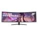Epic Gamers 49" Apex Curved RGB Gaming Monitor – VA Panel, UWQHD Resolution, 144Hz Refresh Rate | Black – EG-49CGM