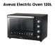 Aveva Electric Oven 120L 2800W, Black | AV-HHEO120L