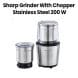 Sharp Wet & Dry Grinder 60ml, Stainless Steel | EM-GP21-S3