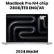 Apple 14-inch MacBook Pro: Apple M4 chip with 10-core CPU and 10-core GPU, 24GB, 1TB SSD - Silver |MCX14AB/A