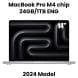 Apple 14-inch MacBook Pro: Apple M4 chip with 10-core CPU and 10-core GPU, 24GB, 1TB SSD - Silver |MCX14ZS/A