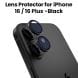MagEasy Lens Protector for iPhone 16 6.1"/6.7" Black | MPH617029BK24