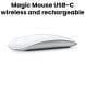 Apple Magic Mouse - White Multi-Touch Surface |MXK53ZM/A