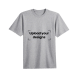 Grey T-Shirt Printed with Your Personalized Design