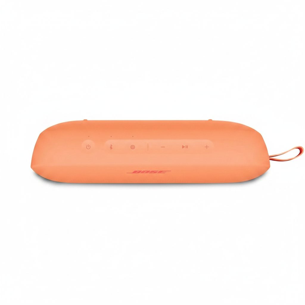 Bose SoundLink Flex Portable Bluetooth Speaker (2nd Gen), Waterproof & Dustproof, Hi-Fi Audio, 12-Hour Battery Life - Sunset Peach