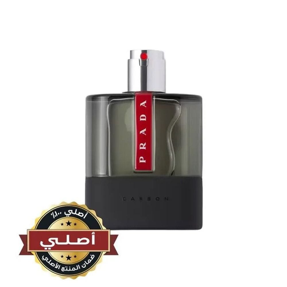 Prada Luna Rossa Carbon Eau de Toilette for Men, Aromatic Woody Fragrance with Lavender, Bergamot, Patchouli & Ambroxan - 100ml