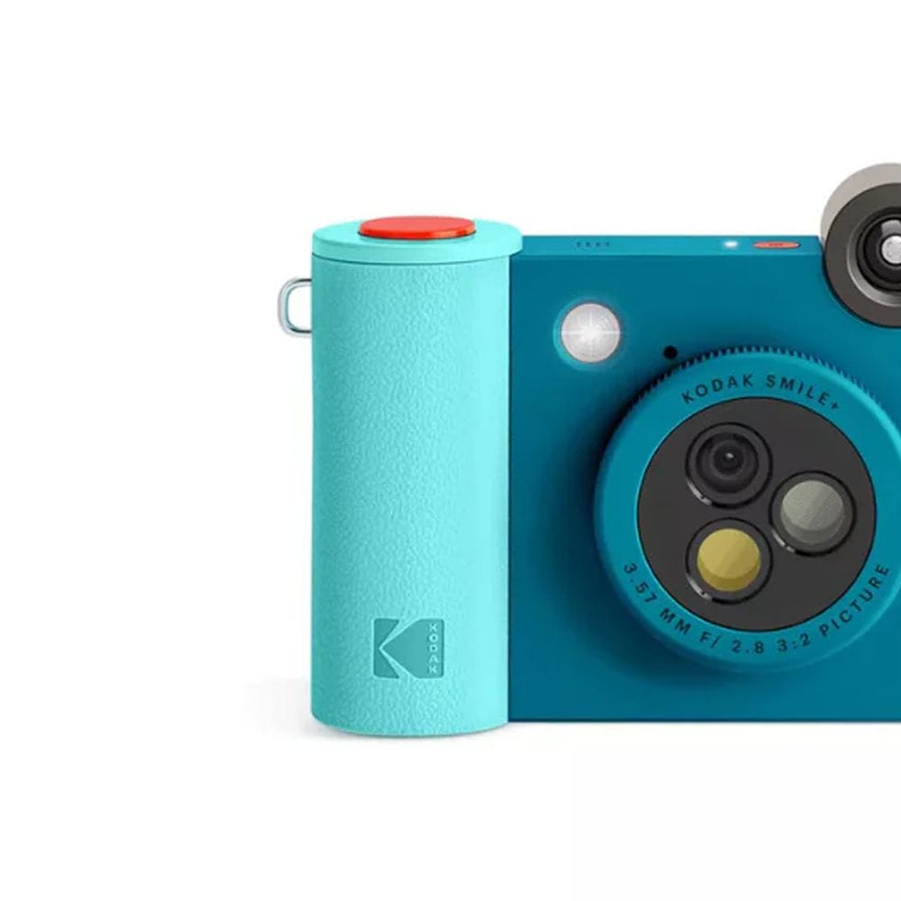 Kodak Smile+ Instant Print Digital Camera, 10MP Camera, 2x3-Inch ZINK Photo Printing, Bluetooth Connectivity & LCD Viewfinder | Blue - 843812173032