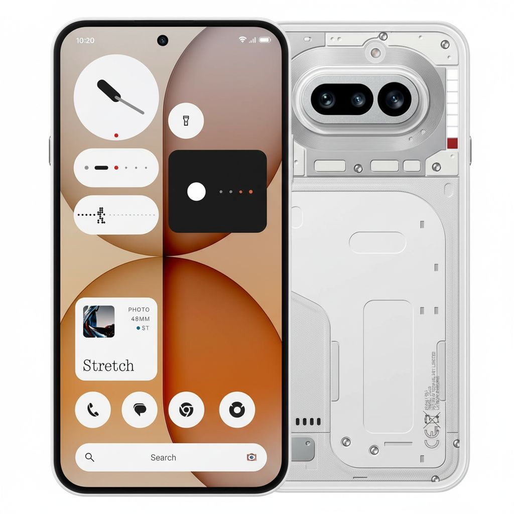 Nothing Phone (4a) - 50 MP Triple Camera, 70X Zoom, 120Hz AMOLED | White