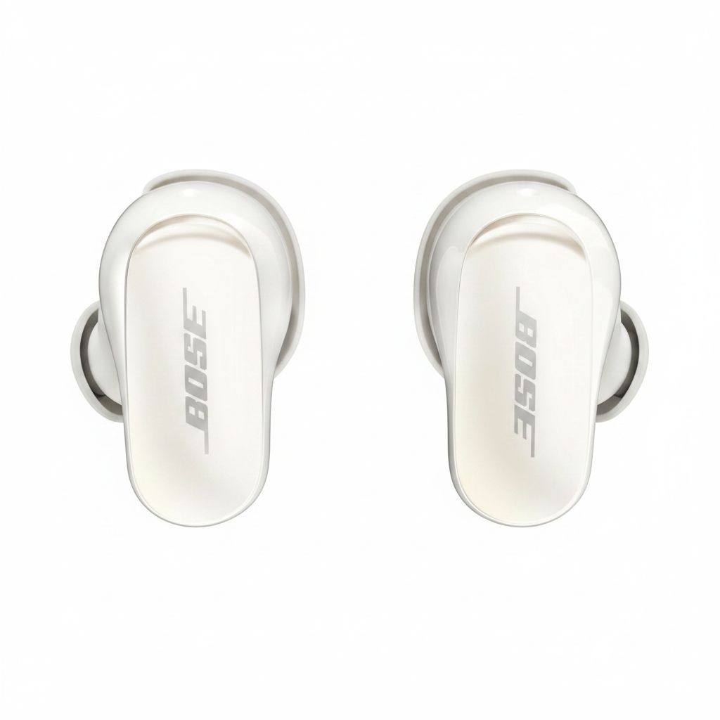 Bose QuietComfort Ultra Wireless Earbuds Diamond 60th Edition, Noise Cancelling, Spatial Audio, Bluetooth, Premium Sound - White