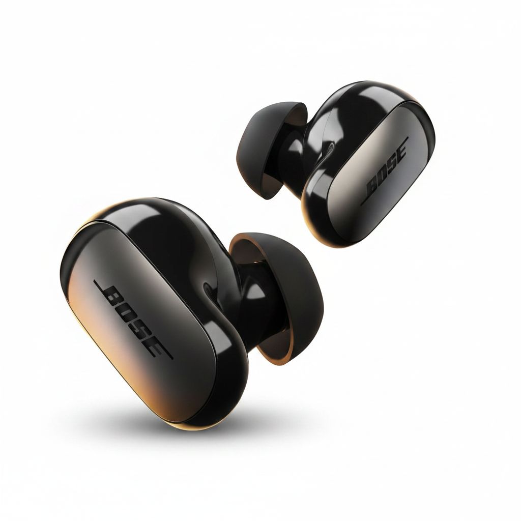 Bose QuietComfort Ultra Wireless Earbuds, Noise Cancelling, Spatial Audio, Bluetooth, Premium Sound - Black