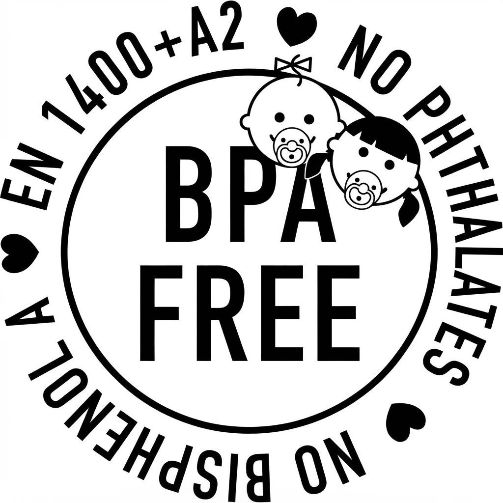 عبوة من لهايتين BIBS بحلمة تشريحية مقاس 1، لعمر 0-6 أشهر، مصنوعة من المطاط الطبيعي الخالي من BPA، تصميم واقٍ سهل الملاءمة، صمام لتفريغ الهواء - وردي فاتح / بني فاتح