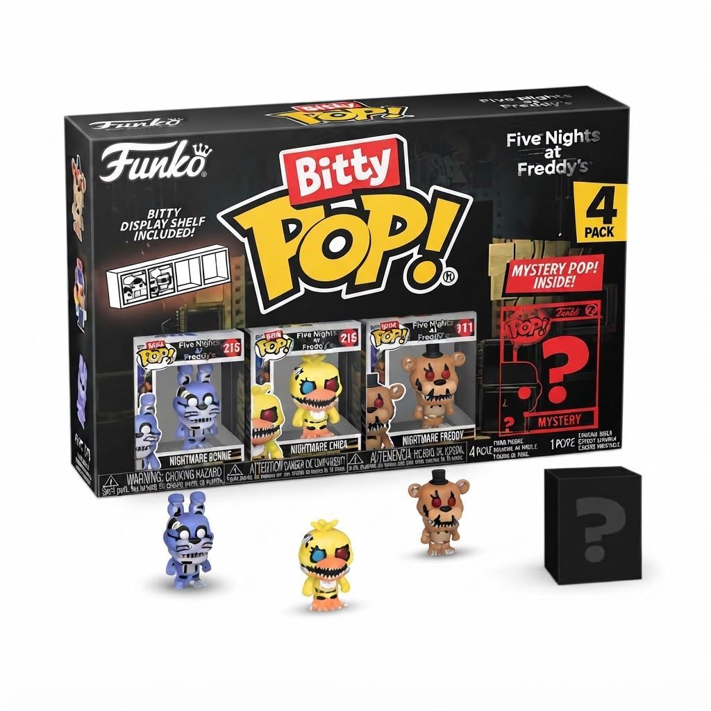 Funko Bitty Pop! Five Nights at Freddy's Nightmare Bonnie Figure with Surprise Mystery Mini