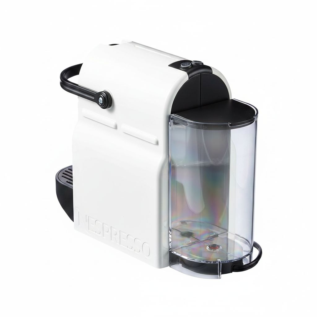 Nespresso Inissia Espresso Coffee Machine, 19-Bar Pressure, Fast Heat-Up, Compact Capsule Maker - White | GNN133MCL00206