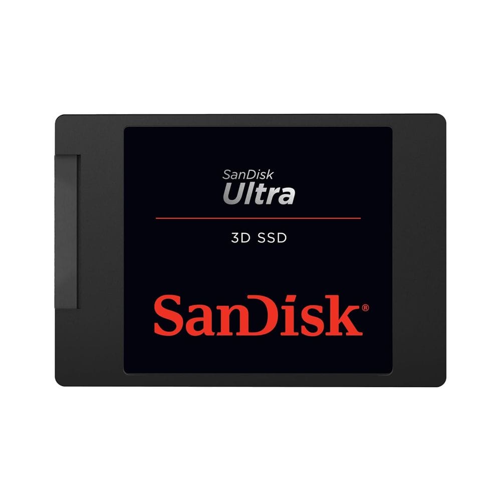 SanDisk Ultra 3D SATA 2.5-inch Internal SSD 1TB with 3D NAND Technology, Faster Boot & Load Times, Shock-Resistant Design & SATA III Performance | Black - 619659196394