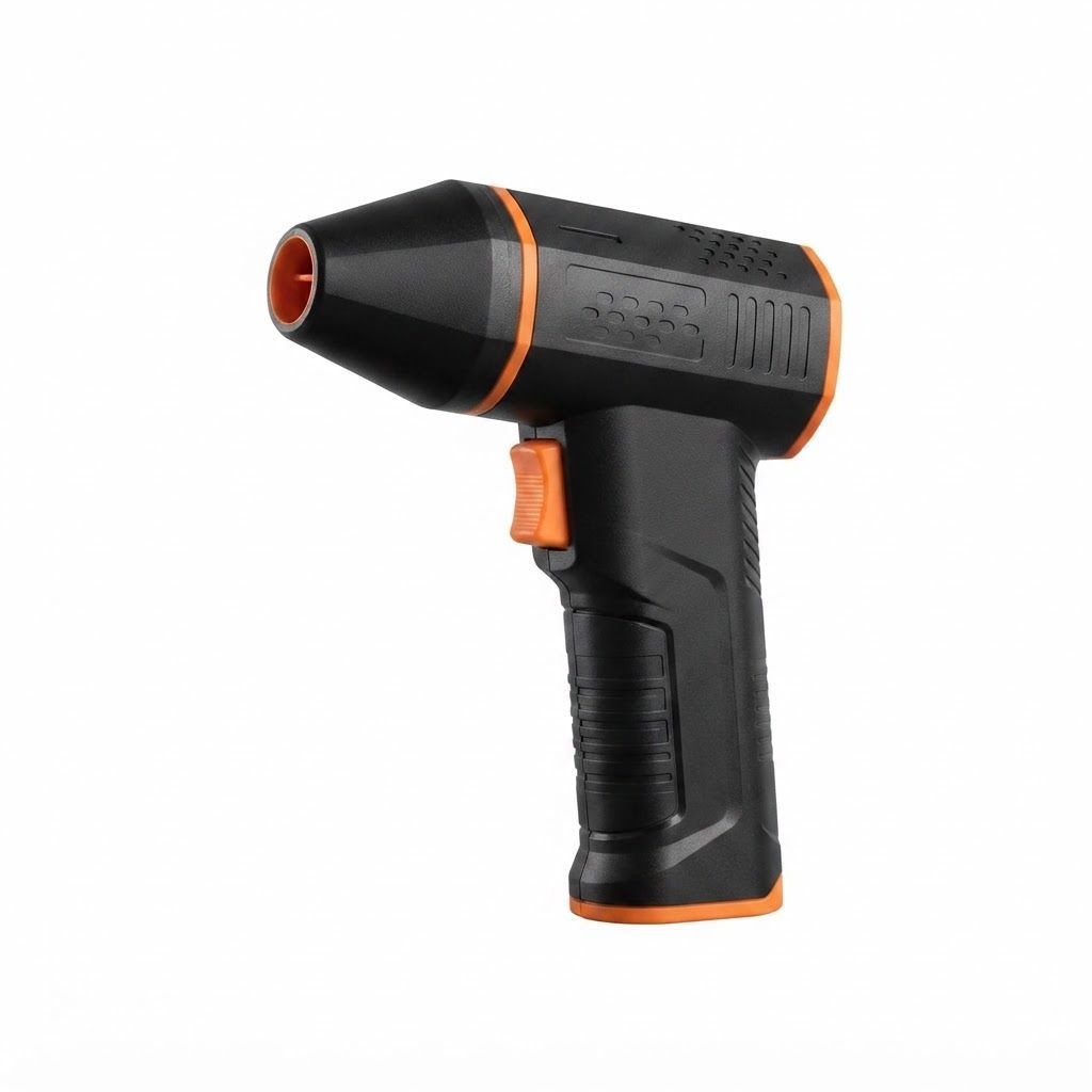 WOLFBOX MegaFlow 50 Electric Air Duster, 110,000 RPM Cordless Compressed Air Duster with 3-Speed Adjustable Mini Blower, Fast Charging, Powerful Dust Cleaner for Computers, Keyboards